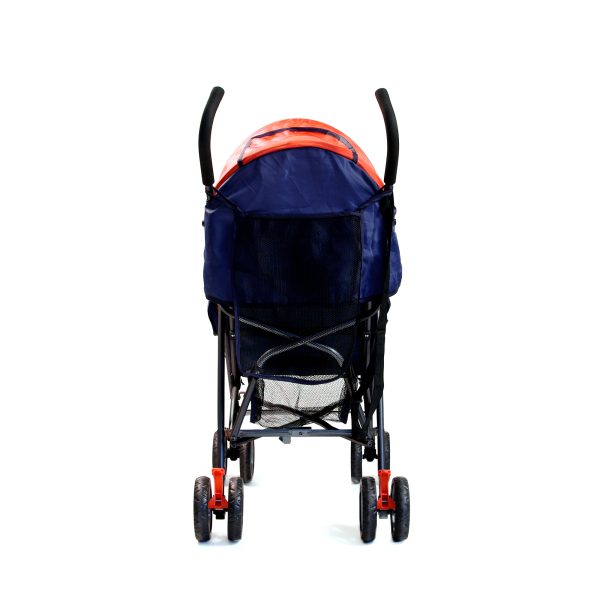 Wózek dziecięcy typu parasolka z wielopozycyjna budką - czerwony